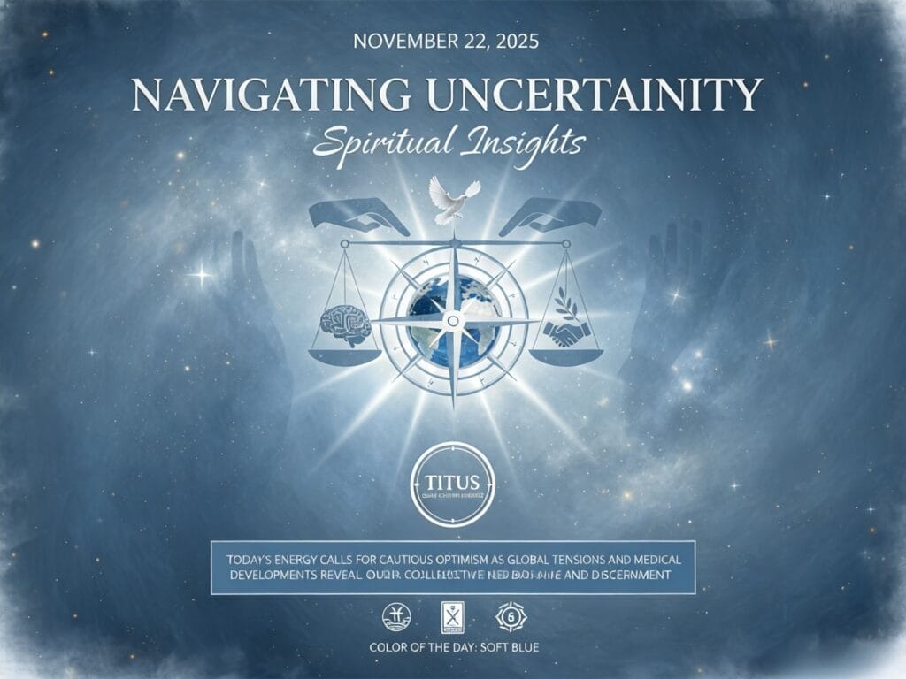 Navigating Uncertainty: Spiritual Insights for November 22, 2025