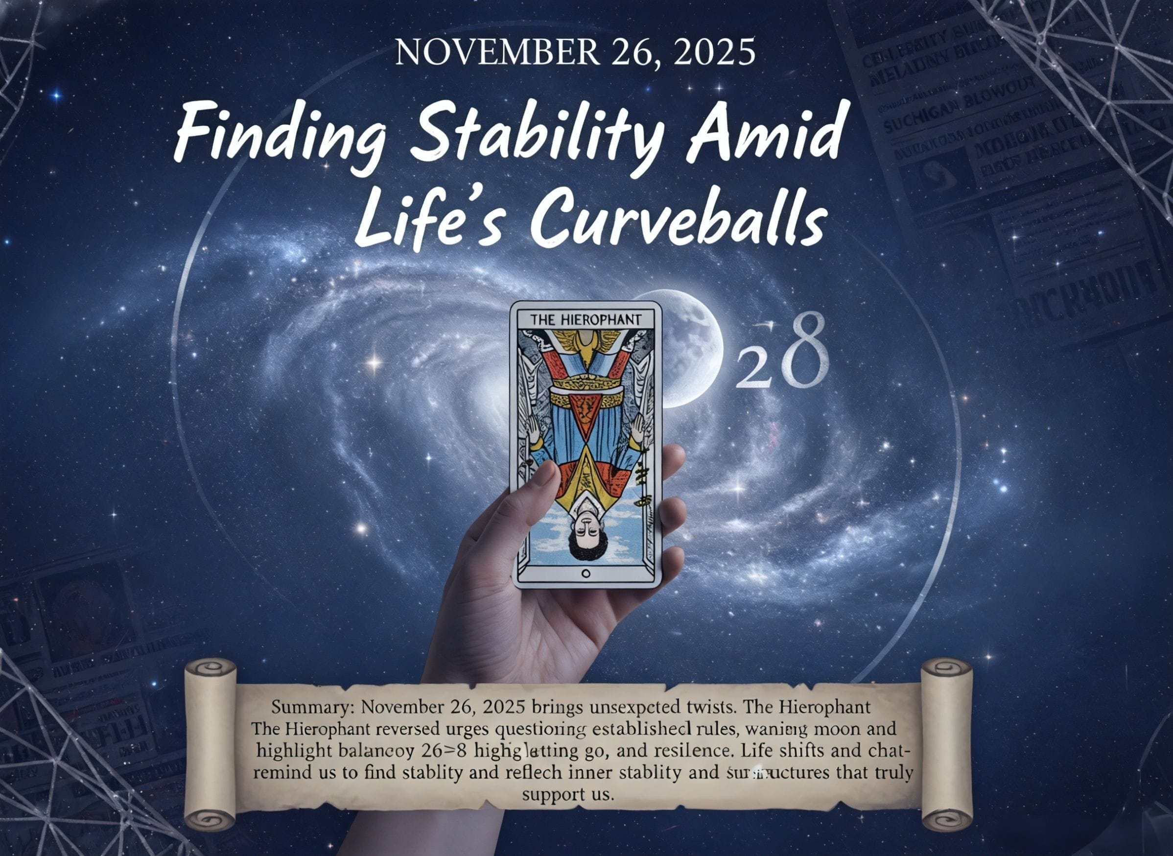 November 26, 2025: Finding Stability Amid Life’s Curveballs