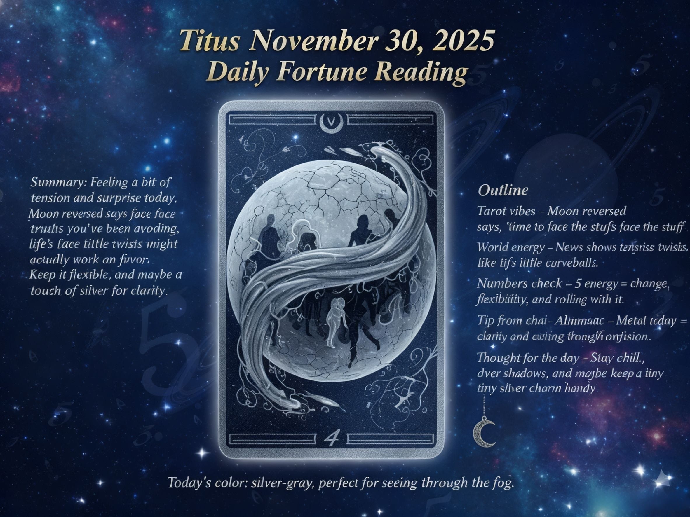 Cosmic Currents for November 30, 2025