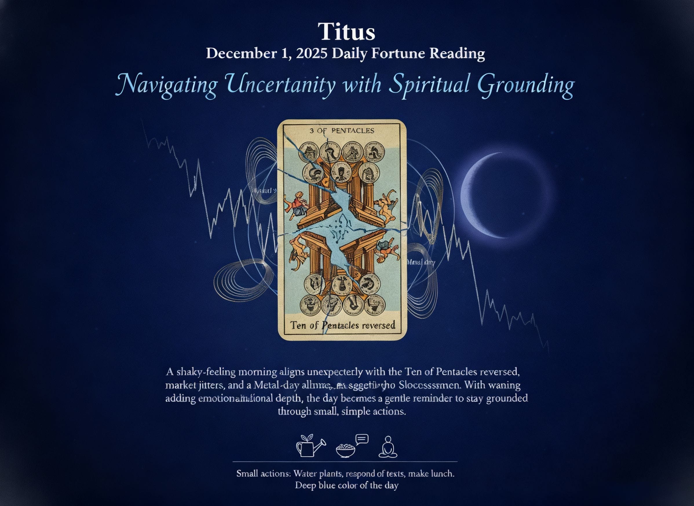 December 1, 2025 – Navigating Uncertainty with Spiritual Grounding