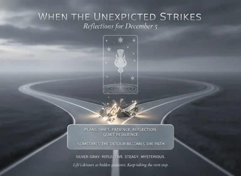 When the Unexpected Strikes: Reflections for December 5