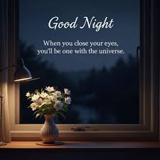 When the Universe Tells You to Shut Your Eyes